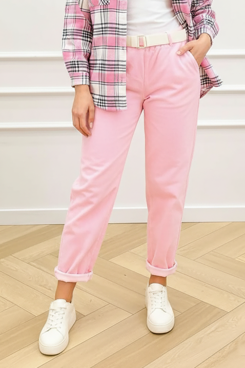 Παντελόνι PLOVENZINA PUDRA, Χρώμα: πούδρα, IVET.EU - Εκπτώσεις έως -80%