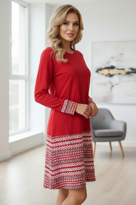 Φόρεμα BLORELGA RED, Χρώμα: κόκκινο, IVET.EU - Εκπτώσεις έως -80%