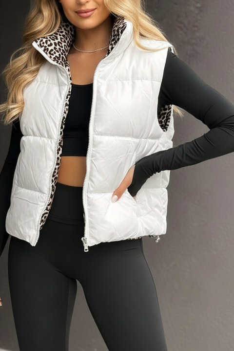 Γιλέκο GROLEZA WHITE, Χρώμα: άσπρο, IVET.EU - Εκπτώσεις έως -80%