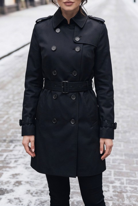 Καμπαρντίνα LORVELMA, Χρώμα: μαύρο, IVET.EU - Εκπτώσεις έως -80%