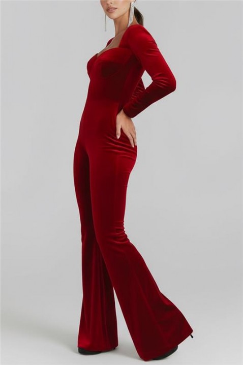 Ολόσωμη φόρμα BAGRONSA RED, Χρώμα: κόκκινο, IVET.EU - Εκπτώσεις έως -80%