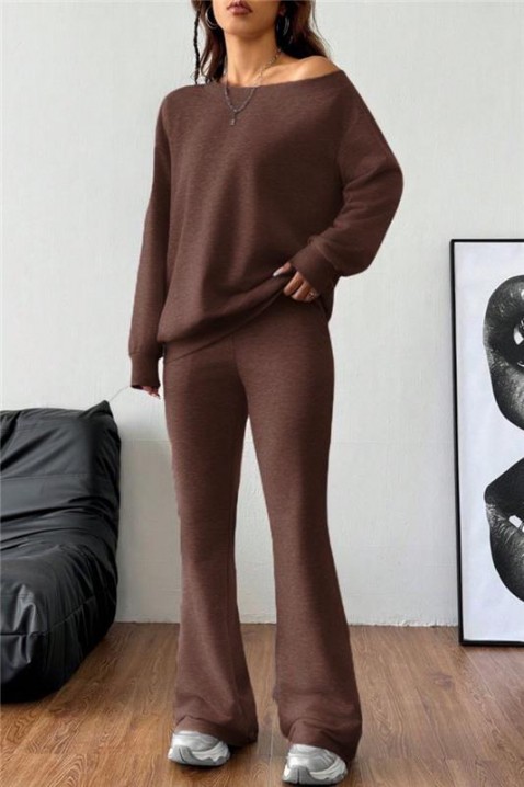 Σύνολο TAFERINA BROWN, Χρώμα: καφέ, IVET.EU - Εκπτώσεις έως -80%