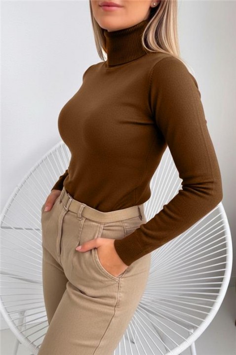 Πουλόβερ BRONENZA CAMEL, Χρώμα: ανοιχτό καφέ, IVET.EU - Εκπτώσεις έως -80%