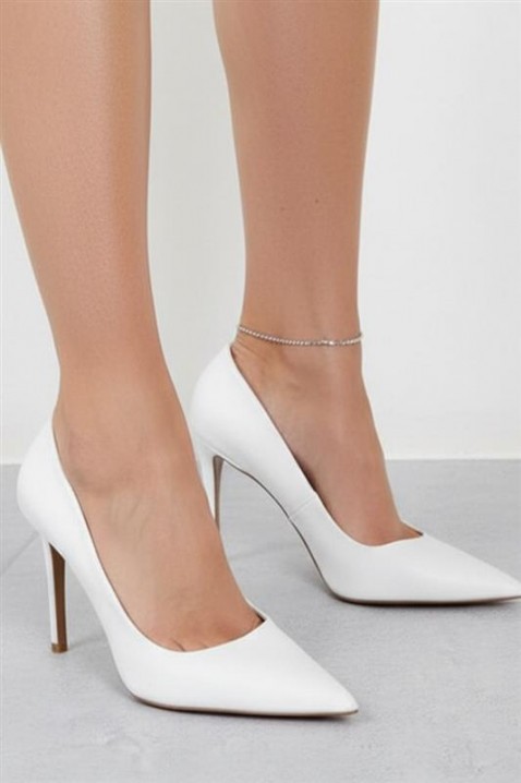 Γυναικεία παπούτσια MELANIYA WHITE, Χρώμα: άσπρο, IVET.EU - Εκπτώσεις έως -80%