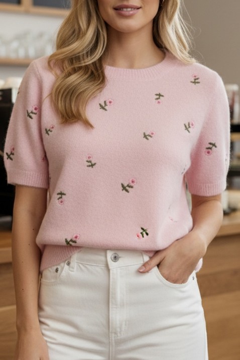 Πουλόβερ BENTONZA PUDRA, Χρώμα: πούδρα, IVET.EU - Εκπτώσεις έως -80%