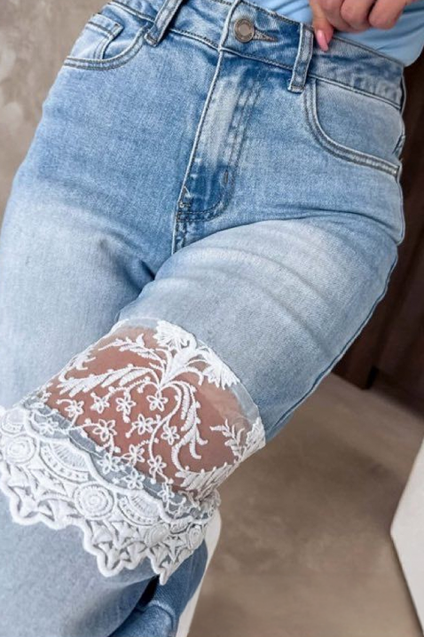 Τζιν ZABRASKA, Χρώμα: Γαλάζιο, IVET.EU - Εκπτώσεις έως -80%