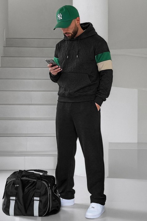 Ανδρικό φούτερ ELZONO, Χρώμα: μαύρο, IVET.EU - Εκπτώσεις έως -80%