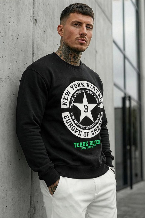 Ανδρική μπλούζα ZARENZO, Χρώμα: μαύρο, IVET.EU - Εκπτώσεις έως -80%