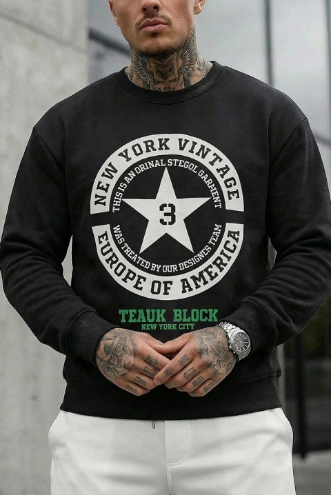 Ανδρική μπλούζα ZARENZO, Χρώμα: μαύρο, IVET.EU - Εκπτώσεις έως -80%