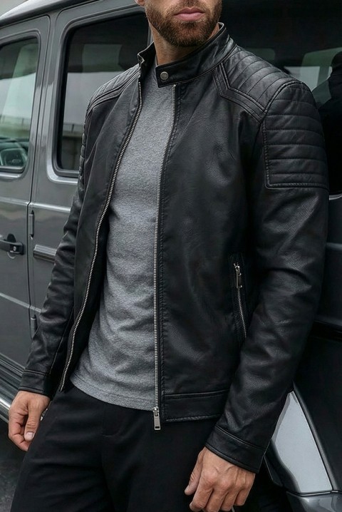 Ανδρικό μπουφάν MARTINEZO, Χρώμα: μαύρο, IVET.EU - Εκπτώσεις έως -80%