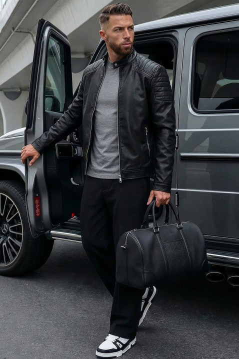 Ανδρικό μπουφάν MARTINEZO, Χρώμα: μαύρο, IVET.EU - Εκπτώσεις έως -80%