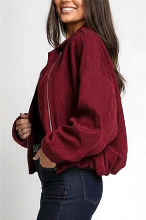 Μπουφάν ZERLENDA BORDO, Χρώμα: μπορντό, IVET.EU - Εκπτώσεις έως -80%