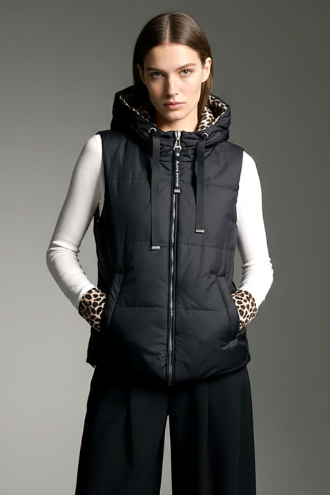 Γιλέκο CLERMONA BLACK, Χρώμα: μαύρο, IVET.EU - Εκπτώσεις έως -80%