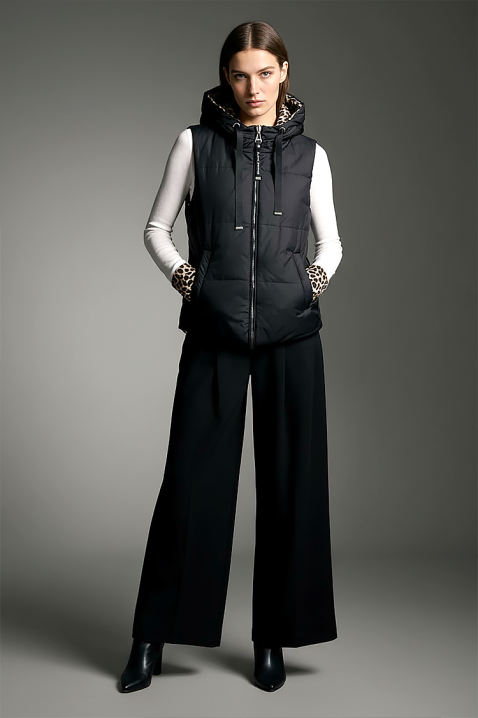 Γιλέκο CLERMONA BLACK, Χρώμα: μαύρο, IVET.EU - Εκπτώσεις έως -80%