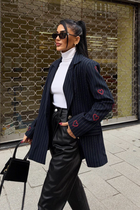 Σακάκι NARILZA NAVY, Χρώμα: σκούρο μπλε, IVET.EU - Εκπτώσεις έως -80%