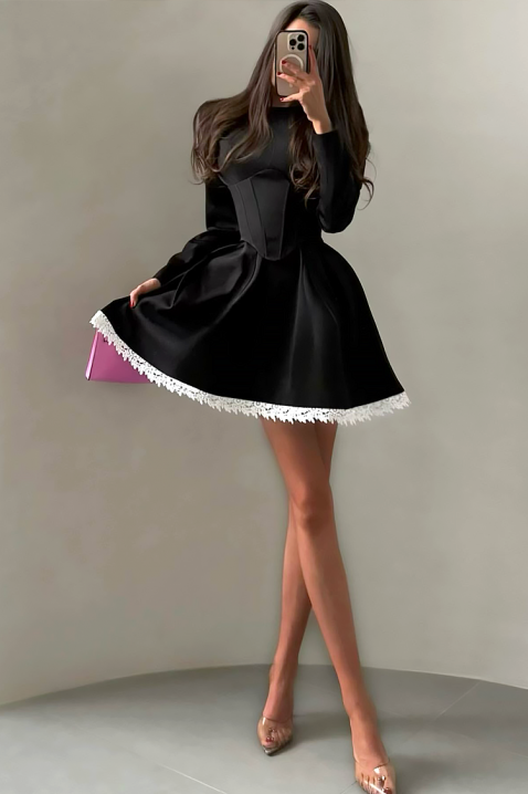 Φόρεμα TRIOBELA, Χρώμα: μαύρο, IVET.EU - Εκπτώσεις έως -80%