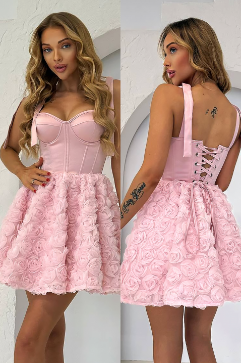 Φόρεμα OPREDONA PINK, Χρώμα: ροζ, IVET.EU - Εκπτώσεις έως -80%