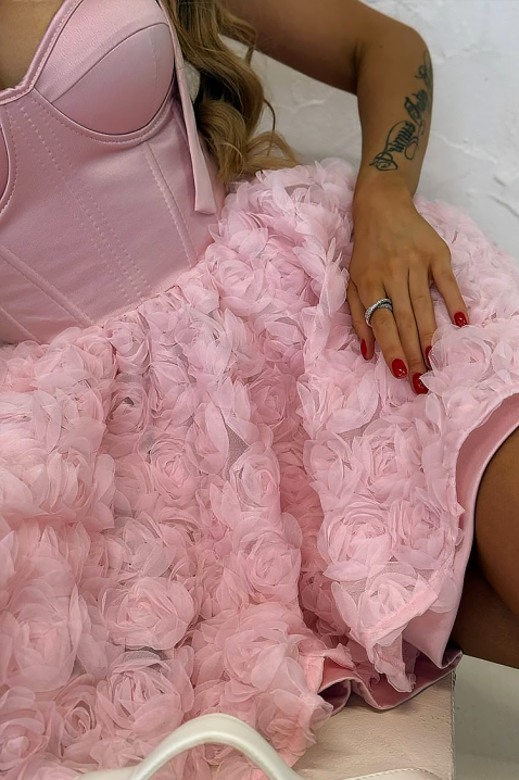 Φόρεμα OPREDONA PINK, Χρώμα: ροζ, IVET.EU - Εκπτώσεις έως -80%