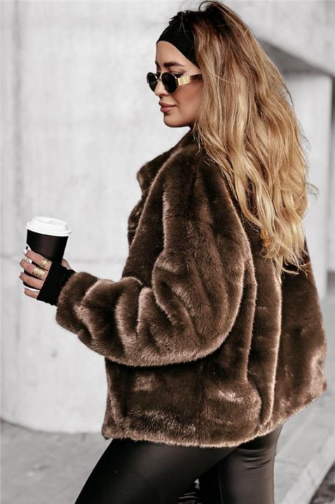 Μπουφάν ISLANDA BROWN, Χρώμα: καφέ, IVET.EU - Εκπτώσεις έως -80%