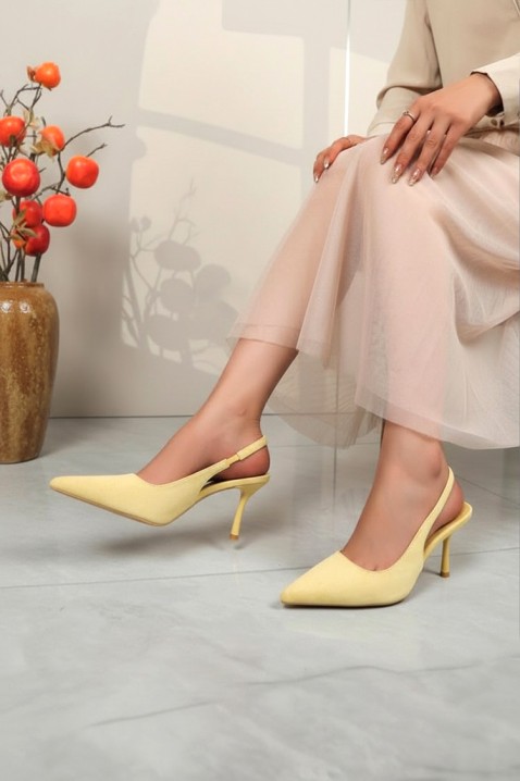 Γυναικεία παπούτσια VELORZANA YELLOW, Χρώμα: κίτρινο, IVET.EU - Εκπτώσεις έως -80%