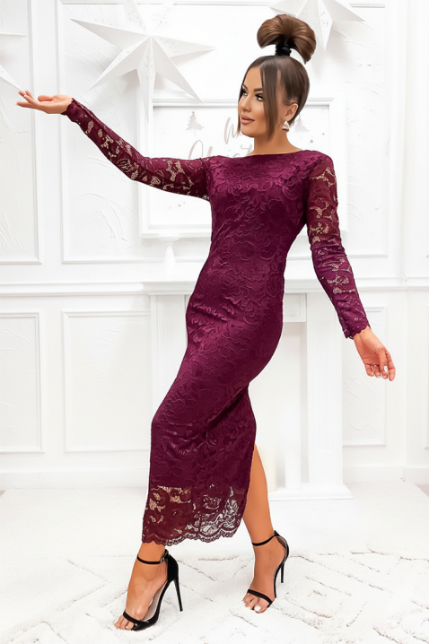 Φόρεμα DRAMOLZA PURPLE, Χρώμα: μωβ, IVET.EU - Εκπτώσεις έως -80%