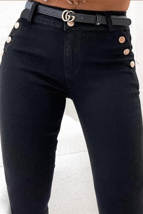 Τζιν KOPNINDA, Χρώμα: μαύρο, IVET.EU - Εκπτώσεις έως -80%