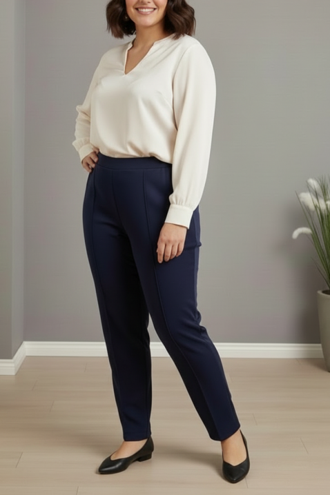 Παντελόνι ANARELDA, Χρώμα: σκούρο μπλε, IVET.EU - Εκπτώσεις έως -80%