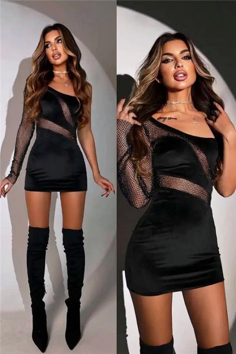 Φόρεμα CHERVOLZA, Χρώμα: μαύρο, IVET.EU - Εκπτώσεις έως -80%