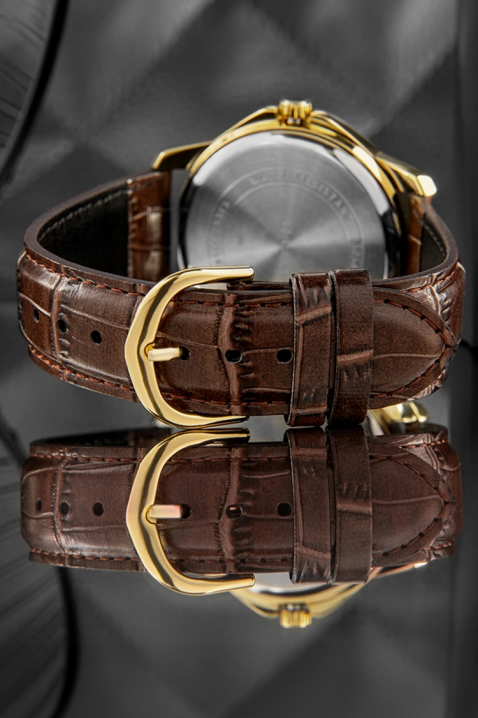 Ανδρικό ρολόι Casio MTP-V004GL-7AUDF, Χρώμα: καφέ, IVET.EU - Εκπτώσεις έως -80%