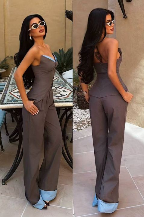 Σύνολο MALVIRZA, Χρώμα: μόκα, IVET.EU - Εκπτώσεις έως -80%