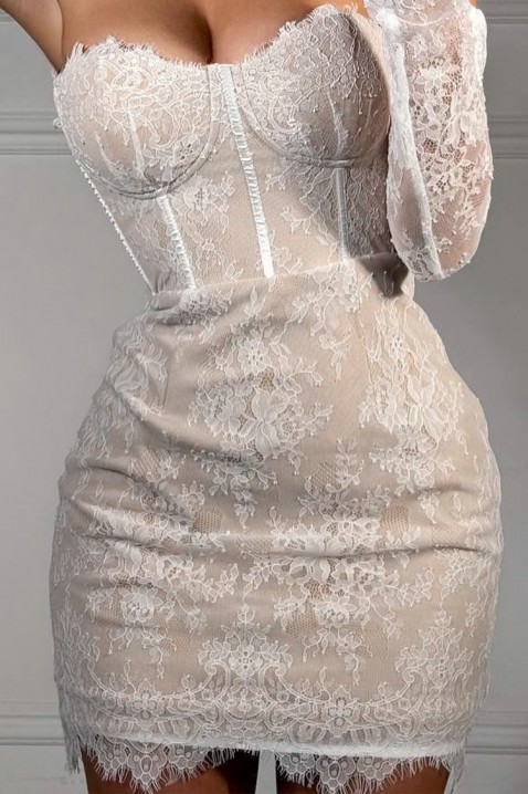 Φόρεμα ZAXIRA, Χρώμα: εκρού, IVET.EU - Εκπτώσεις έως -80%