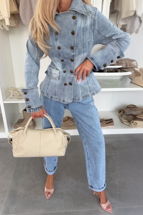 Τζιν μπουφάν ZORELIA, Χρώμα: Γαλάζιο, IVET.EU - Εκπτώσεις έως -80%