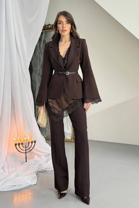 Σύνολο BORFOLA BROWN, Χρώμα: καφέ, IVET.EU - Εκπτώσεις έως -80%