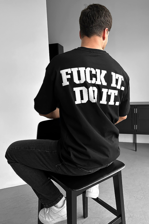 Ανδρικό μπλουζάκι MORFESO BLACK, Χρώμα: μαύρο, IVET.EU - Εκπτώσεις έως -80%