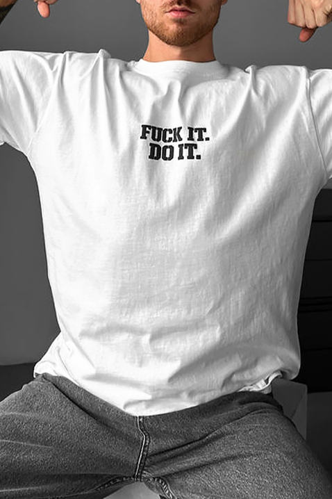 Ανδρικό μπλουζάκι MORFESO WHITE, Χρώμα: άσπρο, IVET.EU - Εκπτώσεις έως -80%