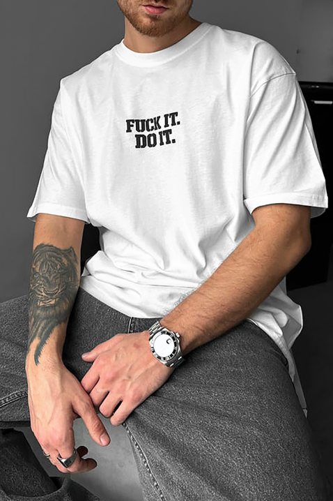 Ανδρικό μπλουζάκι MORFESO WHITE, Χρώμα: άσπρο, IVET.EU - Εκπτώσεις έως -80%