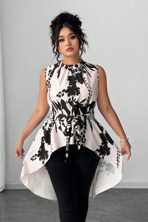 Τουνίκ NAILENA, Χρώμα: μαύρο και άσπρο, IVET.EU - Εκπτώσεις έως -80%