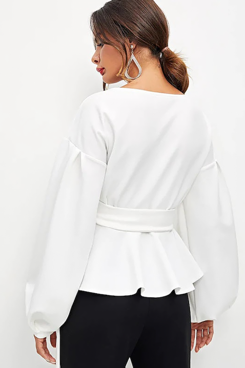 Γυναικεία μπλούζα MERIAM, Χρώμα: άσπρο, IVET.EU - Εκπτώσεις έως -80%