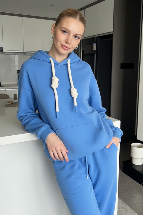 Φούτερ ZOREXINA BLUE, Χρώμα: μπλε, IVET.EU - Εκπτώσεις έως -80%