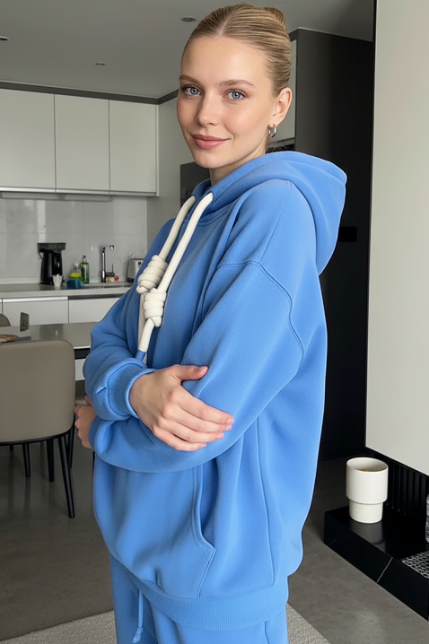 Φούτερ ZOREXINA BLUE, Χρώμα: μπλε, IVET.EU - Εκπτώσεις έως -80%