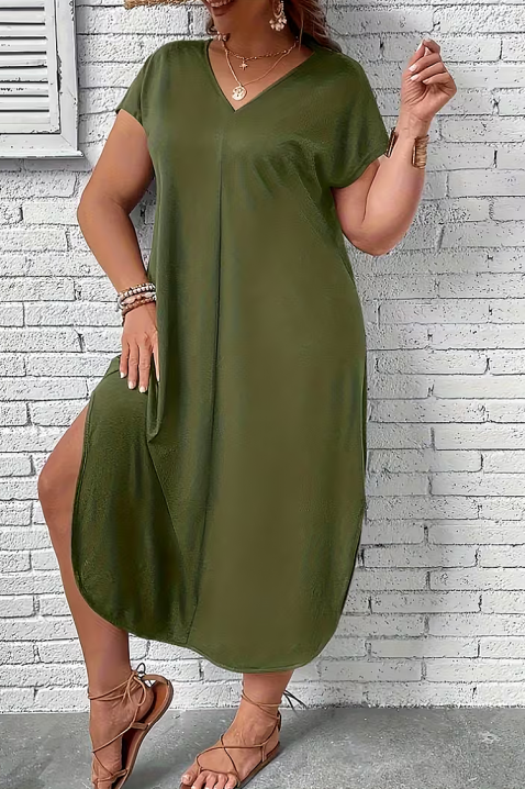 Φόρεμα NIOGEVA, Χρώμα: πράσινο, IVET.EU - Εκπτώσεις έως -80%