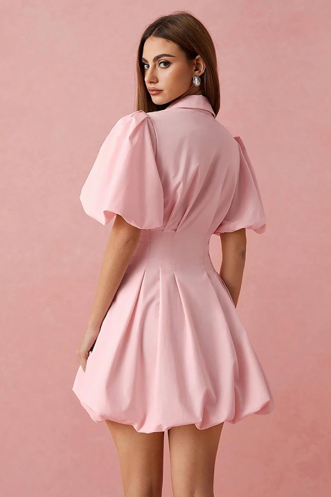 Φόρεμα BLOVELZA, Χρώμα: πούδρα, IVET.EU - Εκπτώσεις έως -80%