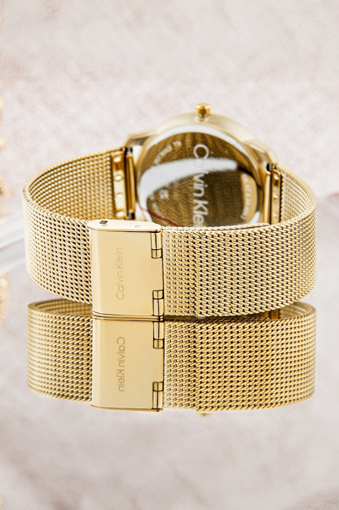 Γυναικείο ρολόι CALVIN KLEIN Iconic Mesh 25200034, Χρώμα: χρυσαφί, IVET.EU - Εκπτώσεις έως -80%