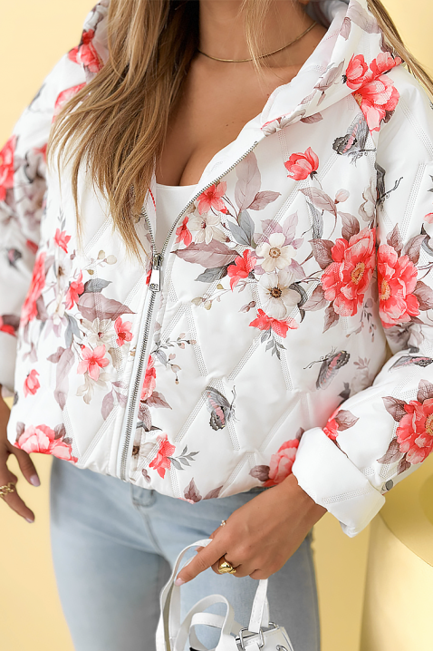 Μπουφάν DORTEKA WHITE, Χρώμα: άσπρο, IVET.EU - Εκπτώσεις έως -80%