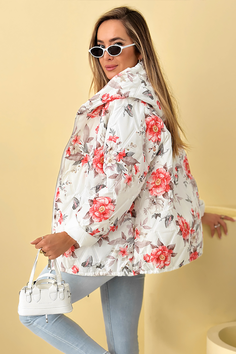 Μπουφάν DORTEKA WHITE, Χρώμα: άσπρο, IVET.EU - Εκπτώσεις έως -80%