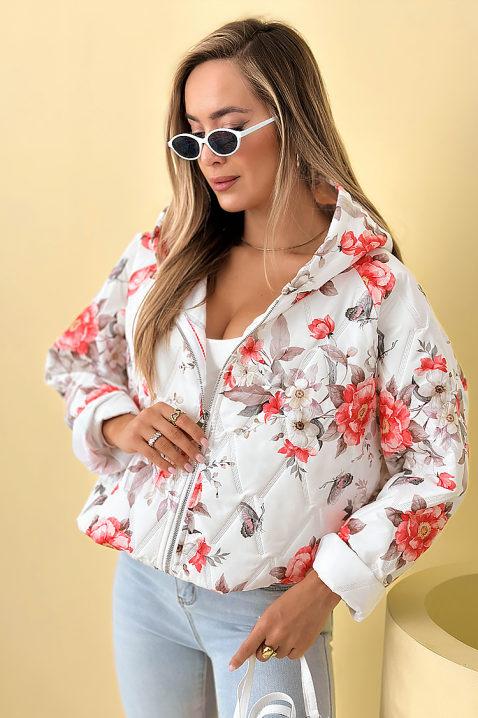 Μπουφάν DORTEKA WHITE, Χρώμα: άσπρο, IVET.EU - Εκπτώσεις έως -80%