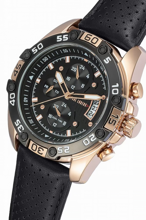 Ανδρικό ρολόι Paul Lorens PL8754A5-1A4, Χρώμα: μαύρο, IVET.EU - Εκπτώσεις έως -80%