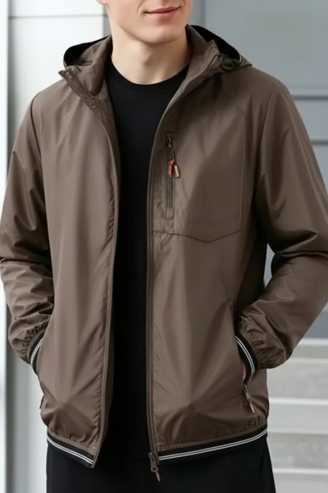 Ανδρικό μπουφάν ZORMENFO BROWN, Χρώμα: ανοιχτό καφέ, IVET.EU - Εκπτώσεις έως -80%