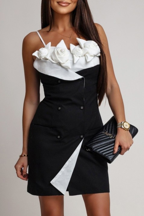 Φόρεμα IVENITA BLACK, Χρώμα: μαύρο, IVET.EU - Εκπτώσεις έως -80%