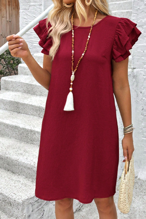 Φόρεμα ADELINDA BORDO, Χρώμα: μπορντό, IVET.EU - Εκπτώσεις έως -80%